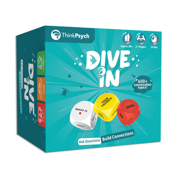 Dive In - SEL Conversation Dice Game with 400+ Topics