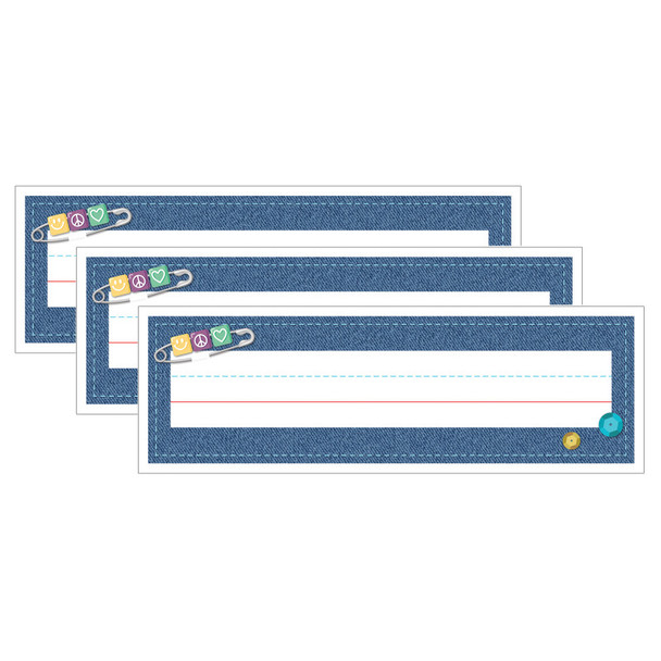 Crafty and Cool Name Plates, 36 Per Pack, 3 Packs