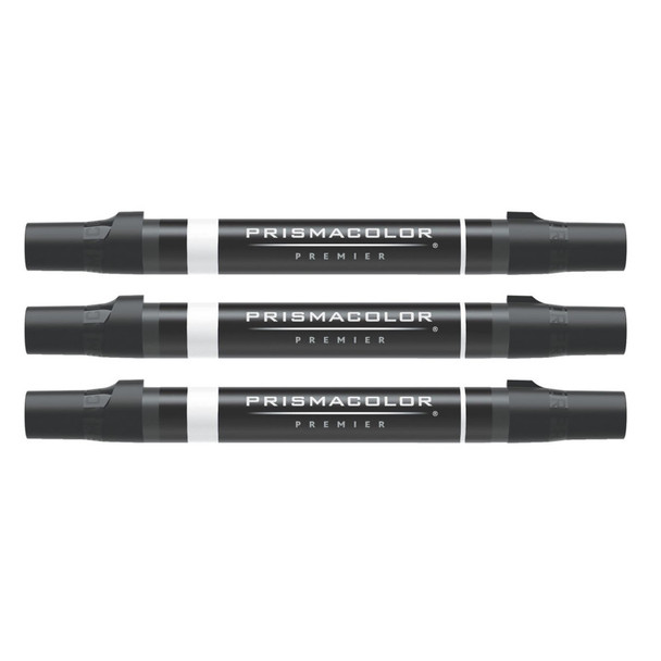 Premier® Double-Ended Colorless Blender Marker, Fine & Chisel Tip, 1 Count, Pack of 3