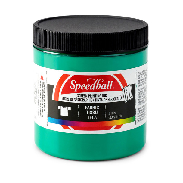 Fabric Screen Printing Ink, 8 oz, Green