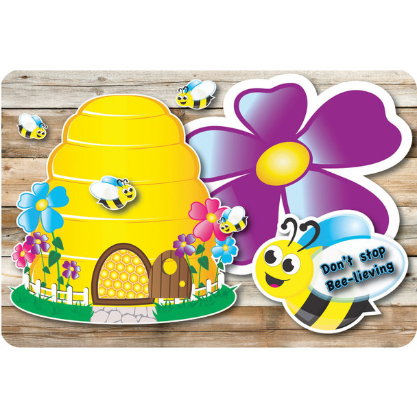 The Original Fun Mat® Computer Mouse Pad, 11.75x8 in, Bee-Lieve, Bee Theme