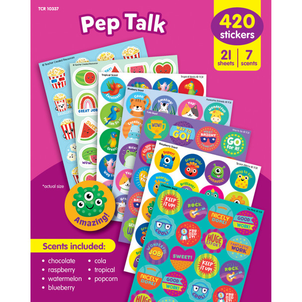Pep Talk Smelly Stickers Variety Pack