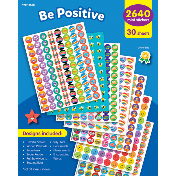 Be Positive Mini Stickers Variety Pack