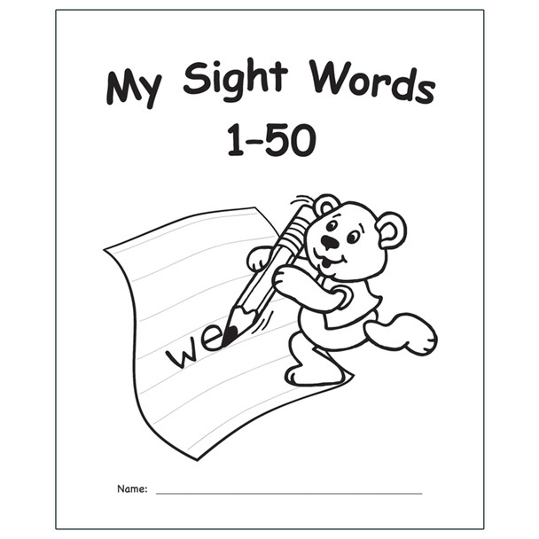 My Own Books: Sight Words 1-50