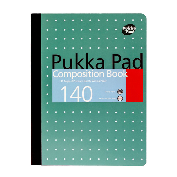 Metallic Composition Notebook, 9.75" x 7.5", 140 Pages