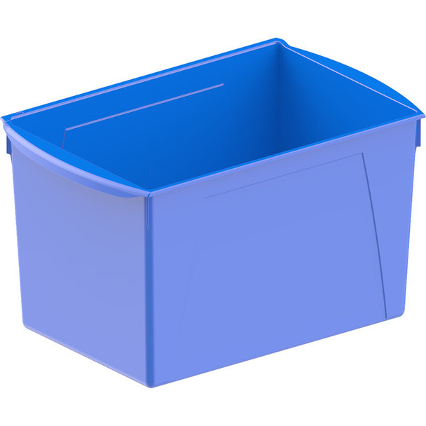 Wide Book Bin, 14.5" x 9.2" x 7", Blue, Classroom Storage Organizer
