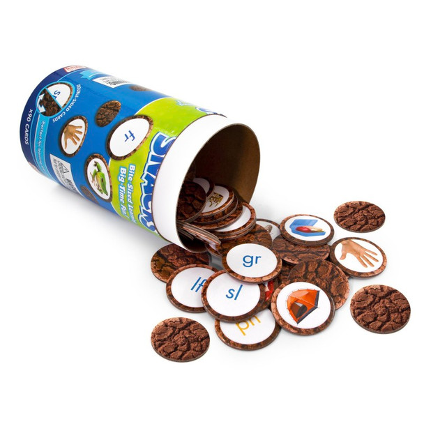 Blend Snacks Phonics Cards, 90 Pieces