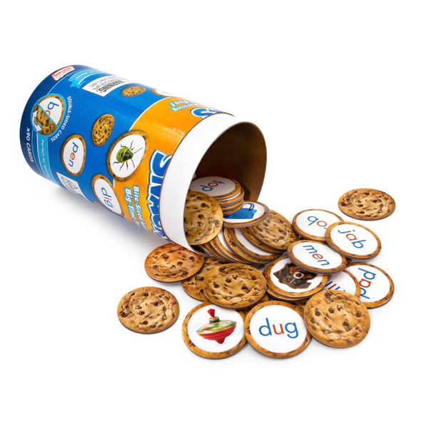 CVC Snacks Word Cards, 90 Pieces