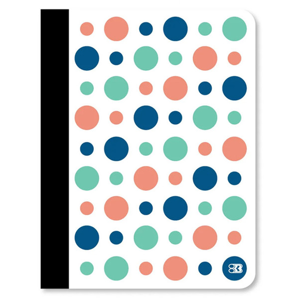 Polka Dot Composition Book, College Ruled, 100 Count