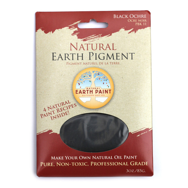 Earth & Mineral Pigment, Black Ochre, 3 oz
