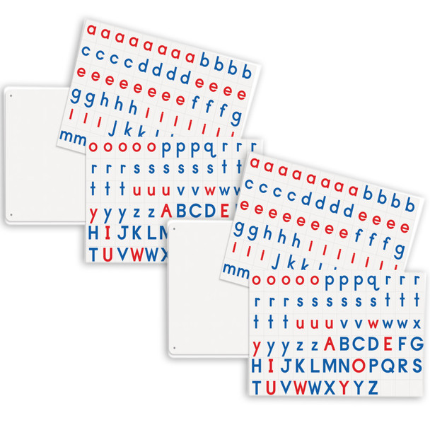 Magnetic Letter Activity Sets with Boards and Booklets, Pack of 2