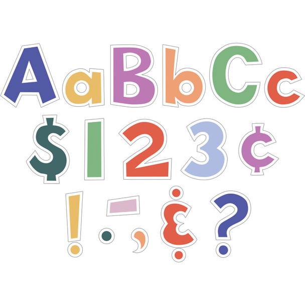 Color Crush 4" Fun Font Letters Combo Pack