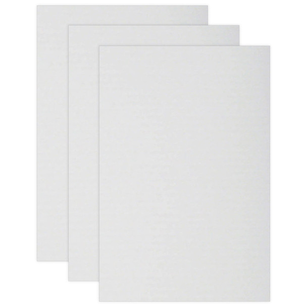 One-Sided Corrugated Project Sheet, 20 x 30 in, White, 3-Pack