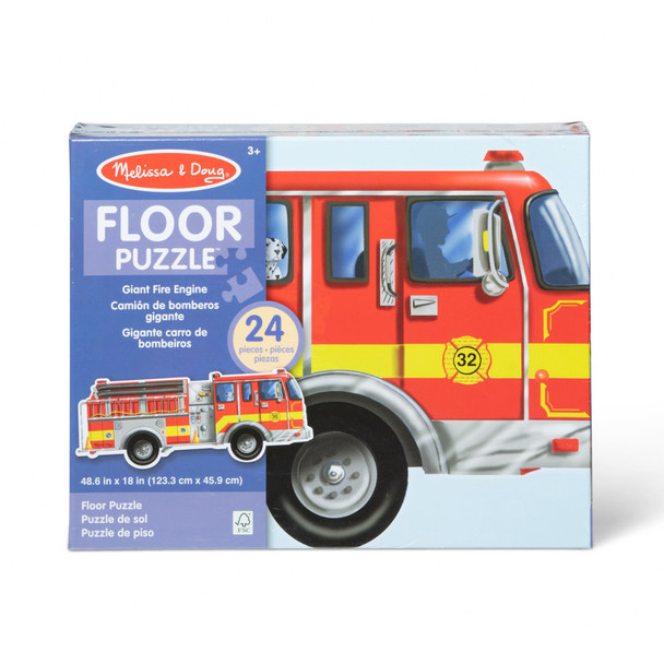 Giant Fire Truck 24-Piece Floor Puzzle