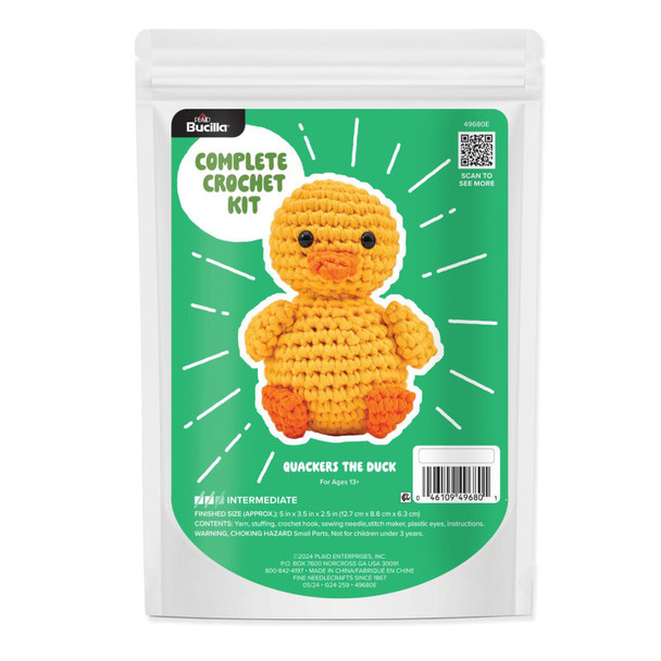 Amigurumi Quackers the Duck Crochet Kit
