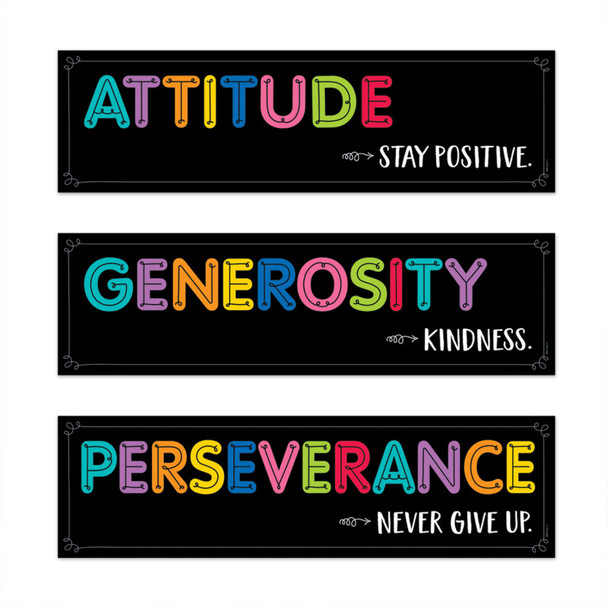 Mindset Motivation Headlines Mini Bulletin Board Set