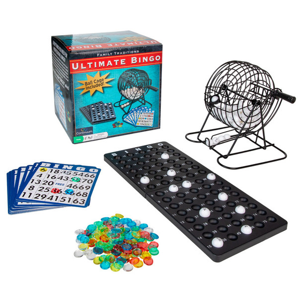 Ultimate Bingo Set with Wire Cage