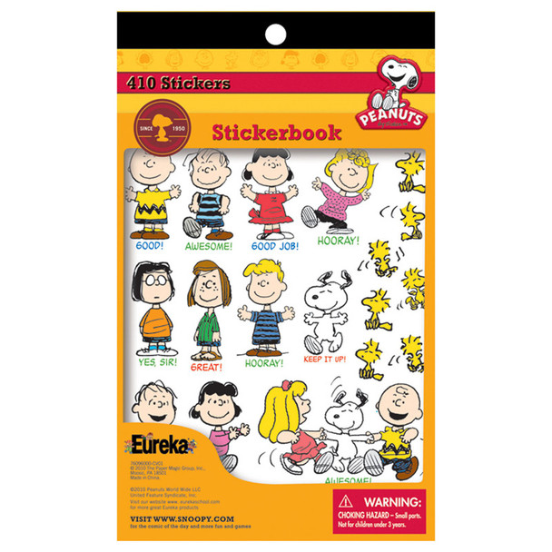 Peanuts® Sticker Book, 410 Stickers