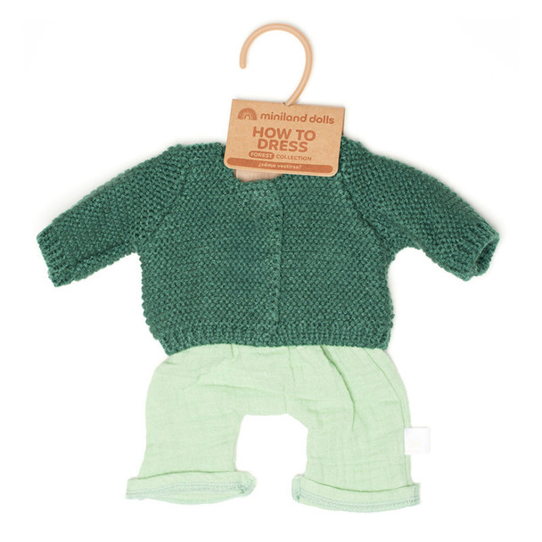 Forest Boy Doll Clothes Set for 15 in Dolls, 2 Pieces