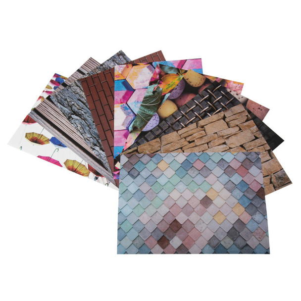 Patterns Around Us Printed Craft Paper, 11.7 x 8.3 in, 40 Sheets