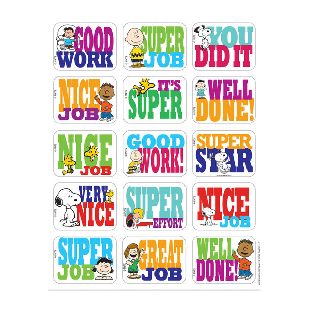 Peanuts® Success Stickers