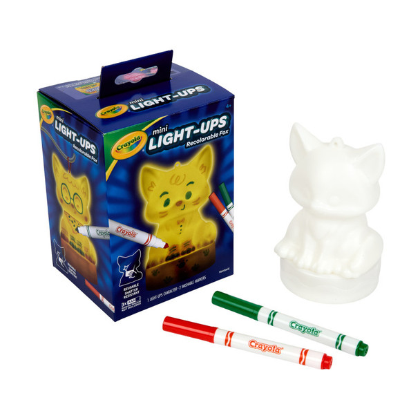 Mini Light-Ups Fox Recolorable Toy Kit