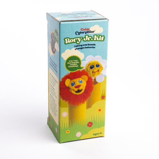 Rory Junior Breathing Fidget Tool, Lion and Flower Design, Yellow/Orange
