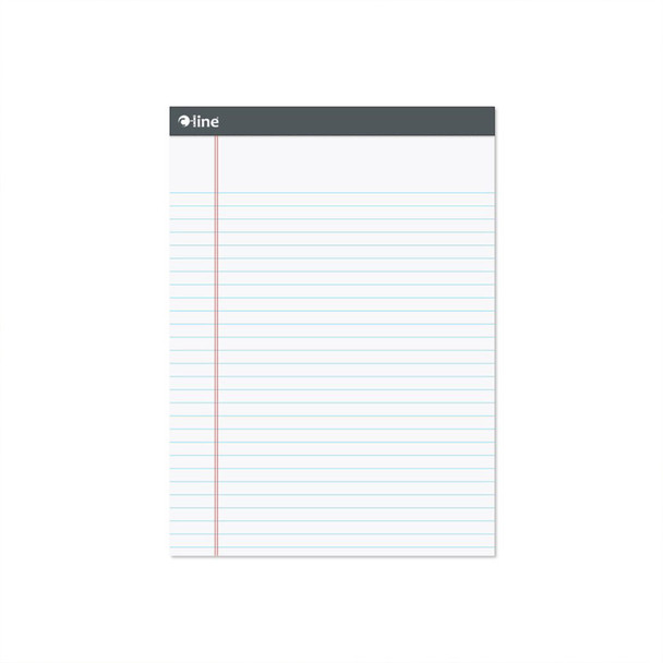 White Legal Pad, 50 Sheets, 8.5" x 11"