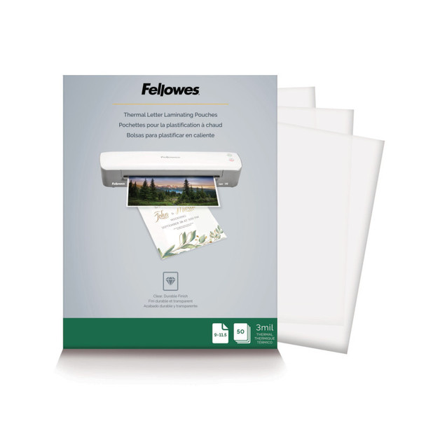 Thermal Laminating Pouches, Letter, 3mil, 50 pack