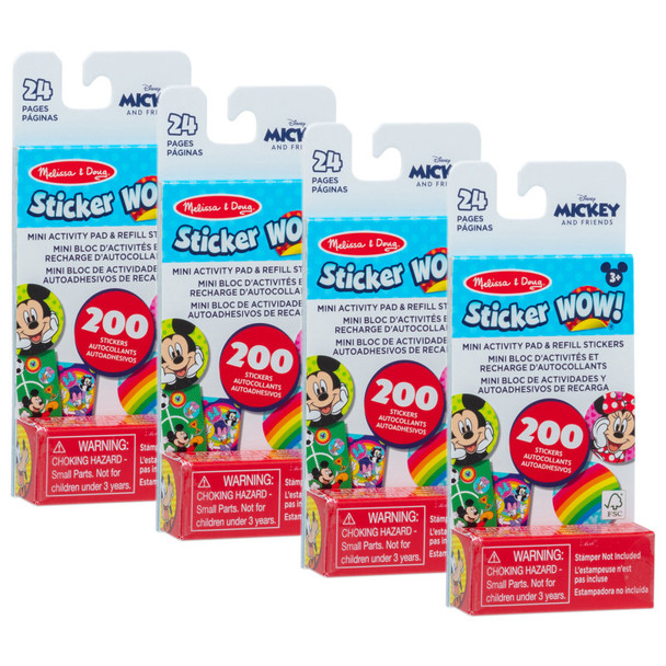 Disney Sticker Activity Pads, 4 Set