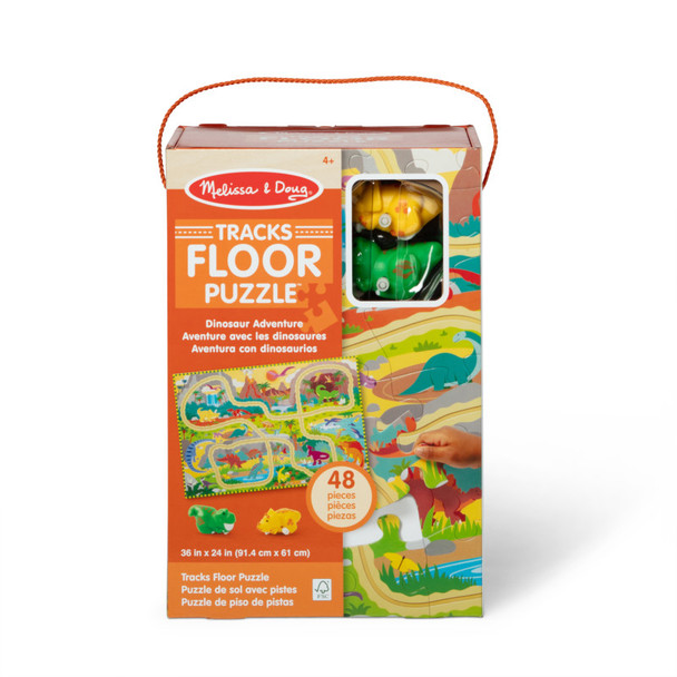 Dinosaur Chase Track Floor Puzzle