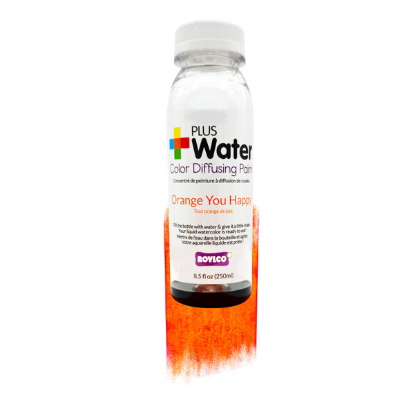 PlusWater Color Diffusing Paint, Orange You Happy