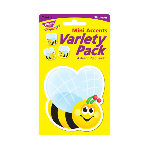 Bees Mini Accents Variety Pack, 36 Count