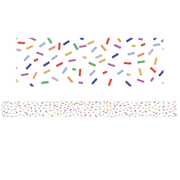 Color Crush Sprinkles Straight Border Trim