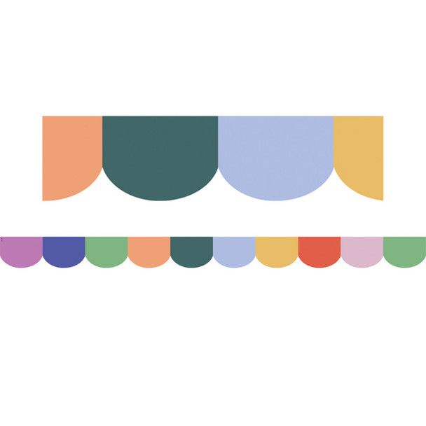 Color Crush Scalloped Die-Cut Border Trim