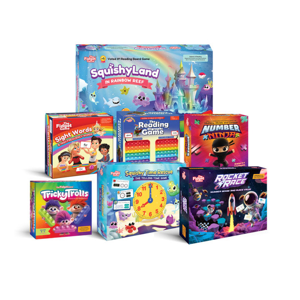Grade 2 Shark Tank Bundle, Reading and Math Games