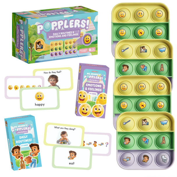 Popplers Daily Routines and Emotions Learning Game