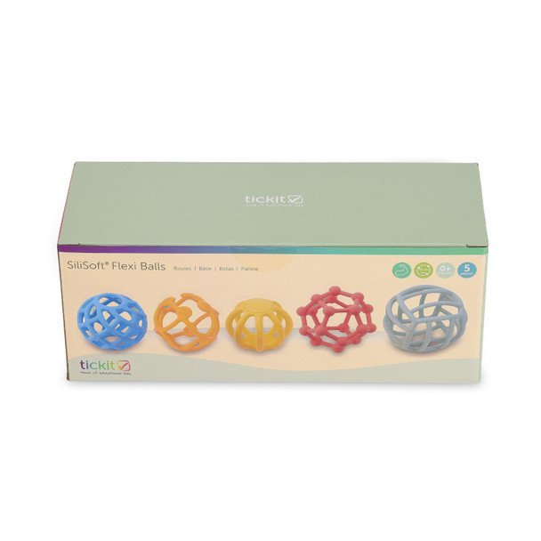 SiliSoft® Flexi Balls, Rainbow, Set of 5