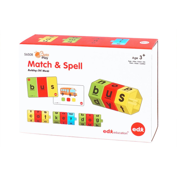 CVC Match and Spell Letter Wheel Activity Set