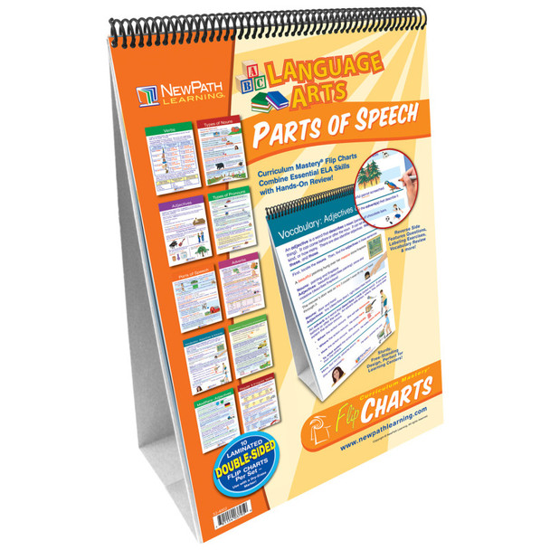 Parts of Speech Flip Chart Set, Grades 4-8