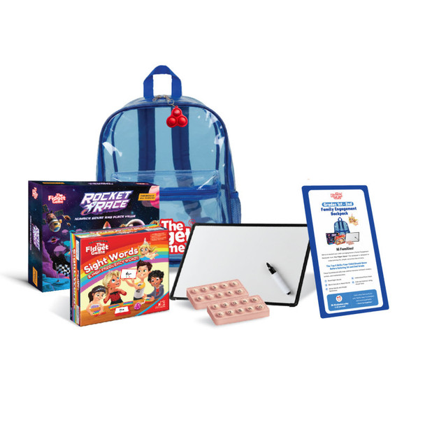 Grade 1-2 Readiness Backpack, Learning Games and Activities