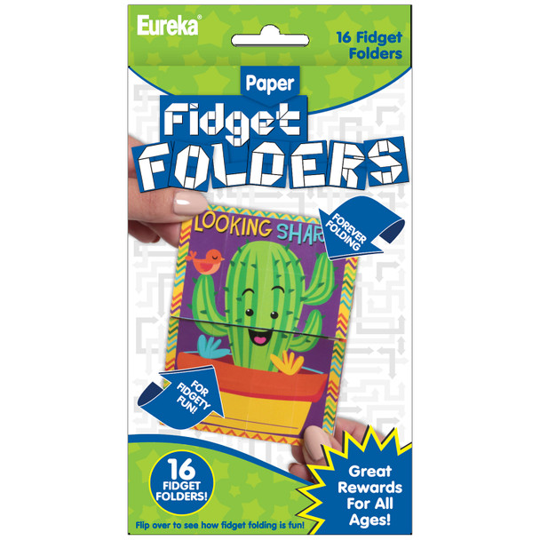 Fidget Folders, A Sharp Bunch, 16 Per Pack, 6 Packs