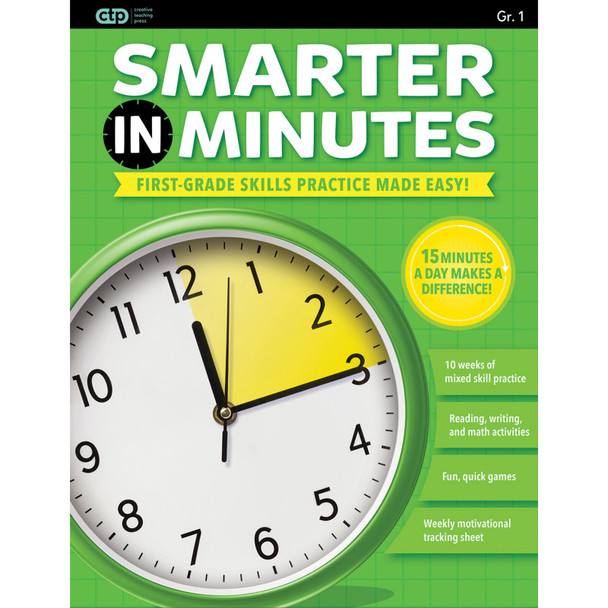 First Grade Smarter in Minutes Skills Practice Workbook