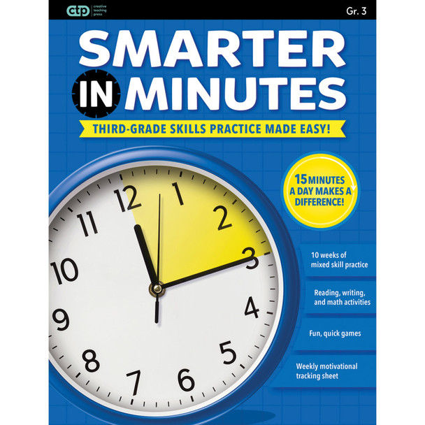 Third Grade Smarter in Minutes Skills Practice Workbook
