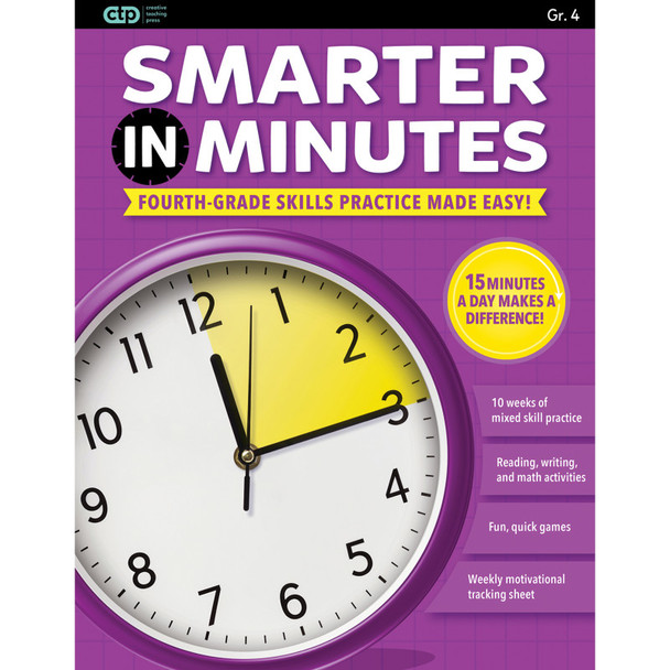 Fourth Grade Smarter in Minutes Skills Practice Workbook