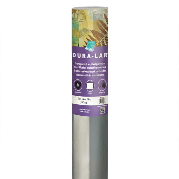 Clear Dura-Lar Film Roll, 20" x 12'