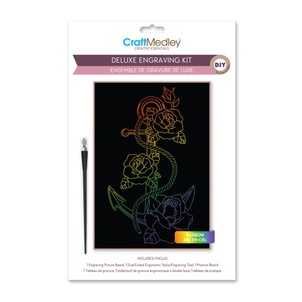 Deluxe Engraving Art Kit, Rose Anchor Design