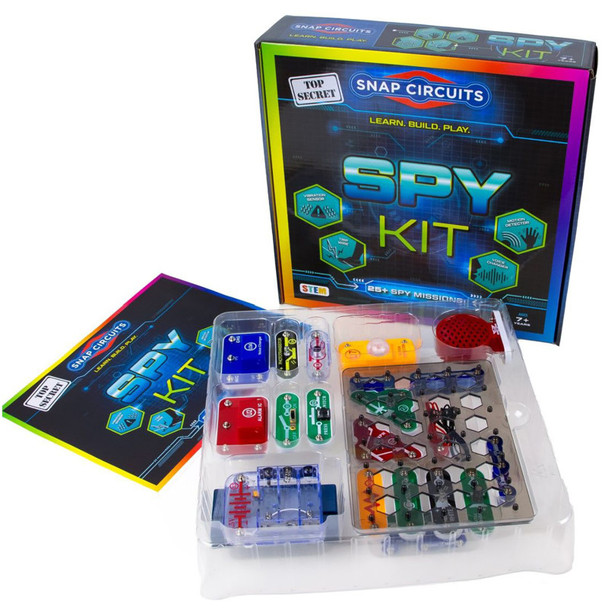 Spy Kit Electronic Circuit Missions Set, 28 Pieces