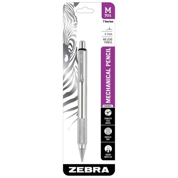 M-701 Mechanical Pencil, 0.7 mm, Black, 1-Pack