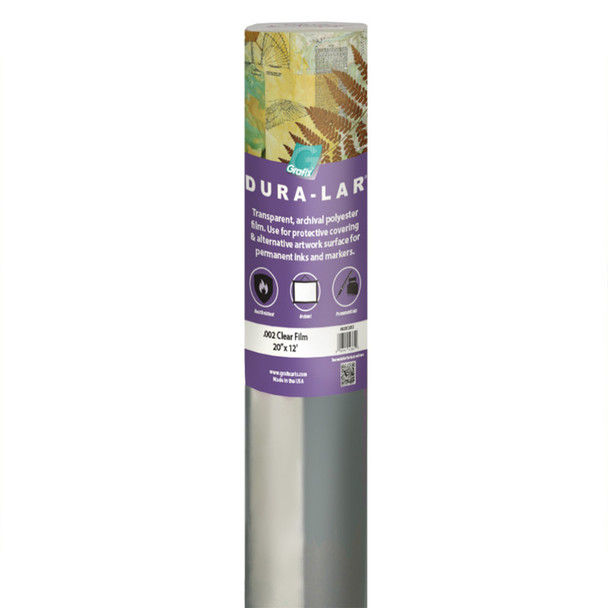 Clear Dura-Lar Film Roll, 20" x 12'